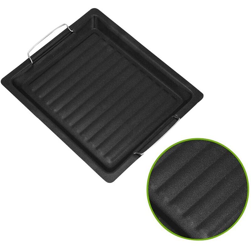 

D2 Outdoor BBQ Cookware Grill Plate Pan Grill Pan Barbecue Kitchen Utensils Cooking Cast Iron Pizza Plate Gas Grill Accessories красный