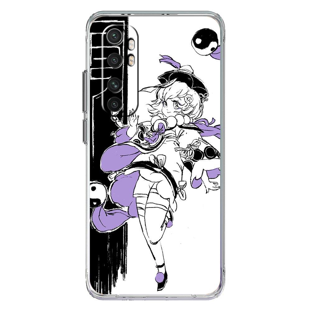 

Genshin impact black and white For Xiaomi Poco X3 NFC F5 F3 X5 X4 M4 Pro 5G Phone Case Mi 11 Lite Ultra 11T 11X 12 12T Pro Cover Poco F5