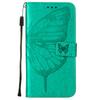 Embossed Butterfly Case for Cubot P90 Phone, Card Slot Flip Cover, Note60 Protective Case, X100