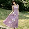 Unique and Super Good-looking Design Long Dress for Women 2026 Summer New Holiday Style Korean Elegant Dress for Women