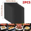 6 Stück BBQ Grillmatte Antihaftmatte Hitzebeständige Grillmatte Outdoor Backen Wiederverwendbare Grillparty-Matte 40x60cm 40x50cm 33x40cm 30x40cm