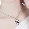 Gothic Crow Raven Charm Necklace Crow Pendant Necklace Mystic Witch Jewelry Gift Rope Chain Goth Crow Choker Unisex