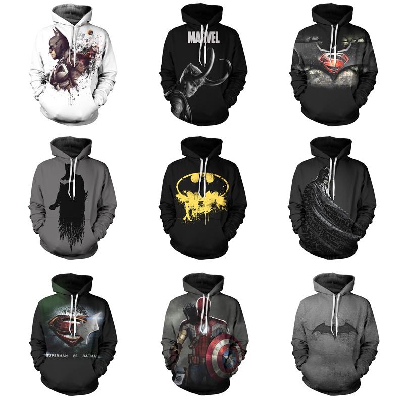 Premium Quality Superhero Batman 3d Print Hoodie Sweatshirt For Women And Men M-4xl