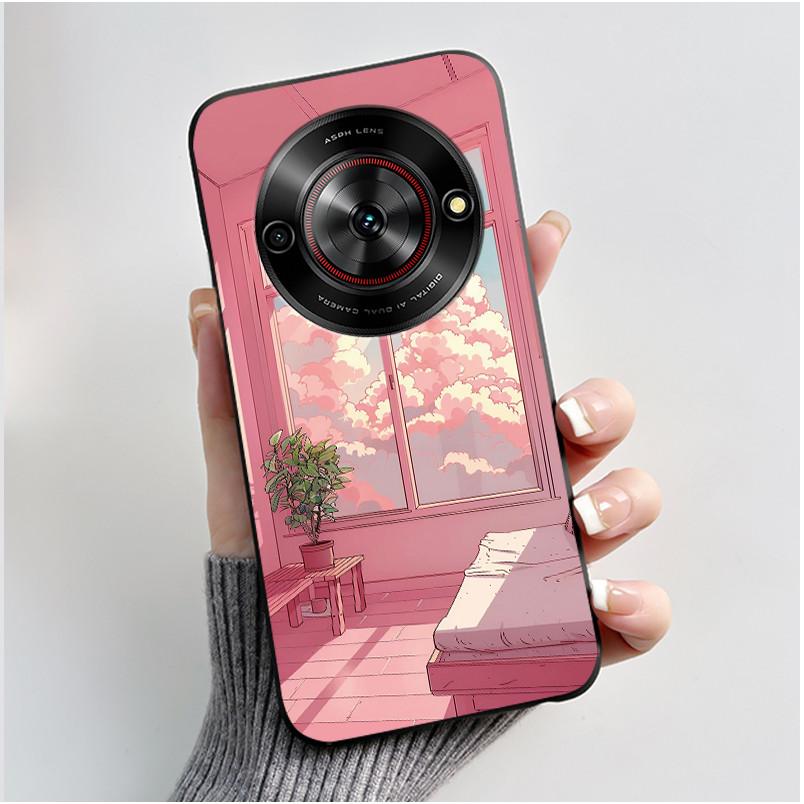 Phone Casing For ZTE Blade A75 5G Z2357N Nubia Focus 5G Case Luxury Dragon Cute Cool Boys Girls Black Soft TPU Back Shell Cover