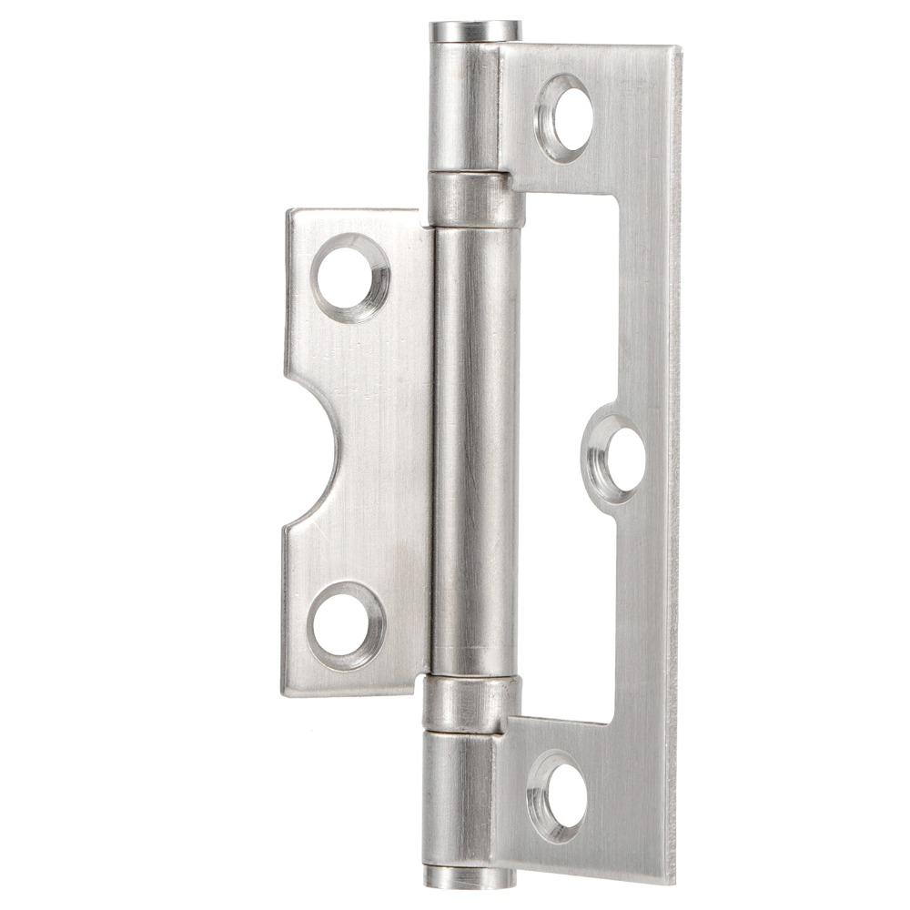 6pcs Stainless Steel Door Hinges Smooth Cabinet Hinges Mute Butterfly Hinges Wardrobe