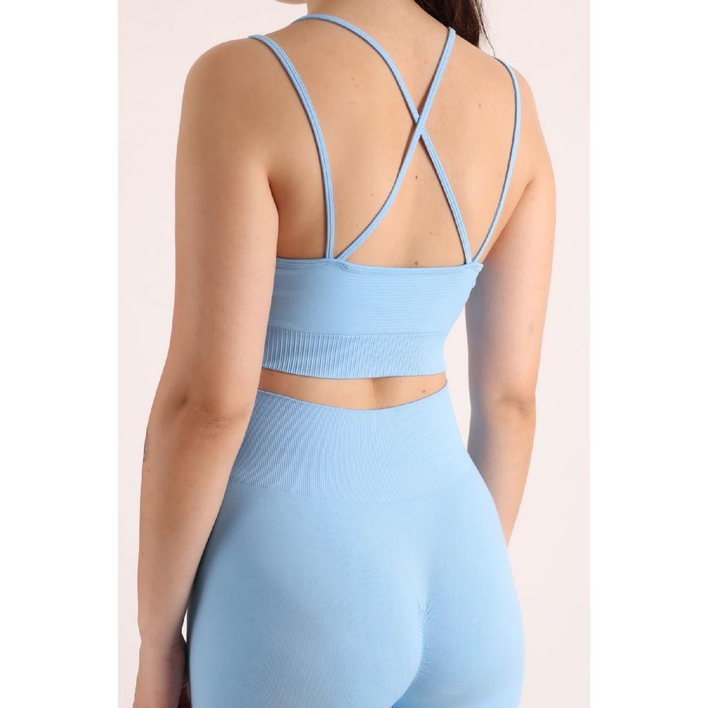 Sports Shorts Bustier Tights Set