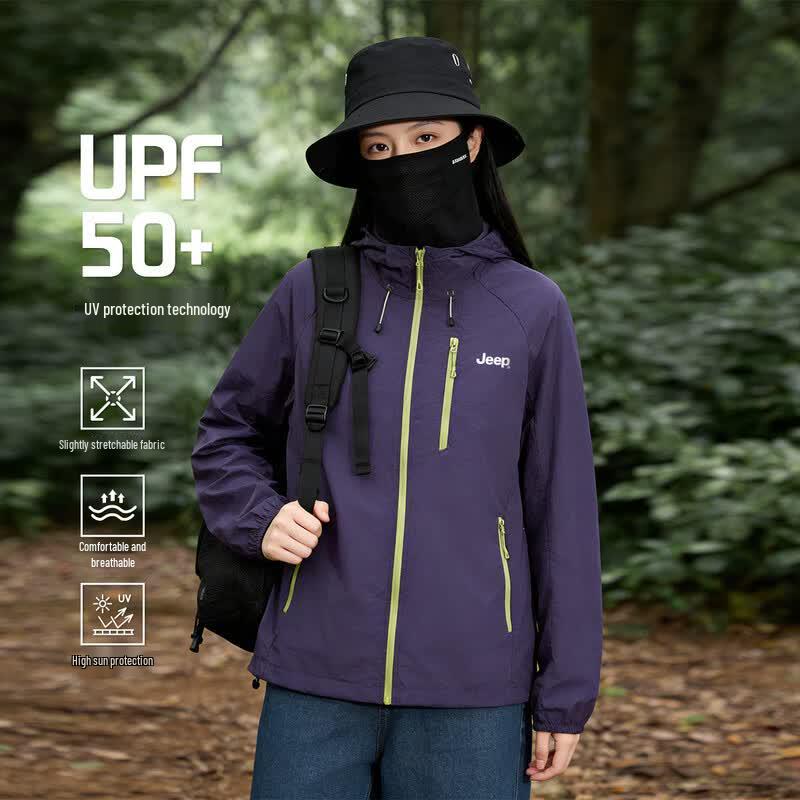 JEEP UPF50+ Lightweight UV Protection Sun Jacket XL