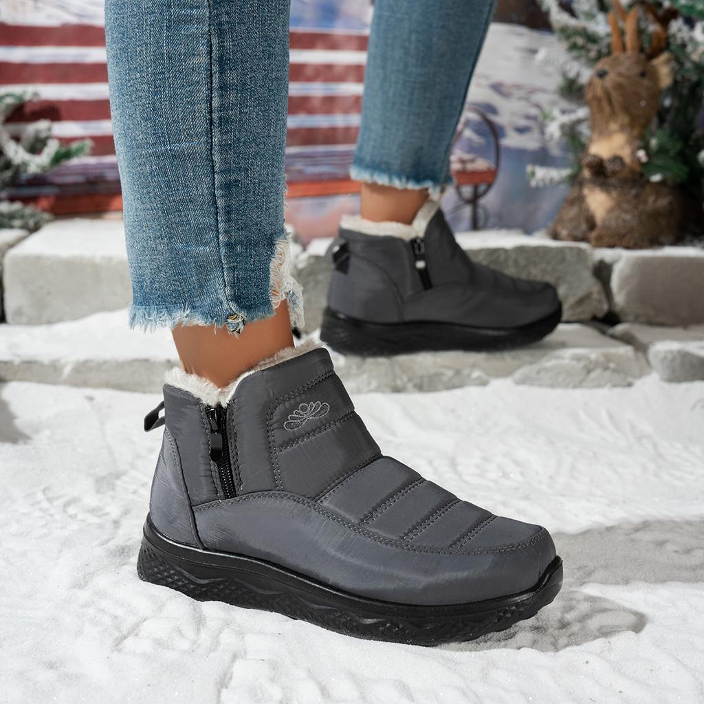 Cotton shoes women's winter thickened warm snow boots large size women's short boots direct sales TEMU
