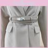 Simple Wide Leather Belt For Women Adjustment For Dress And Coat Styling Gift