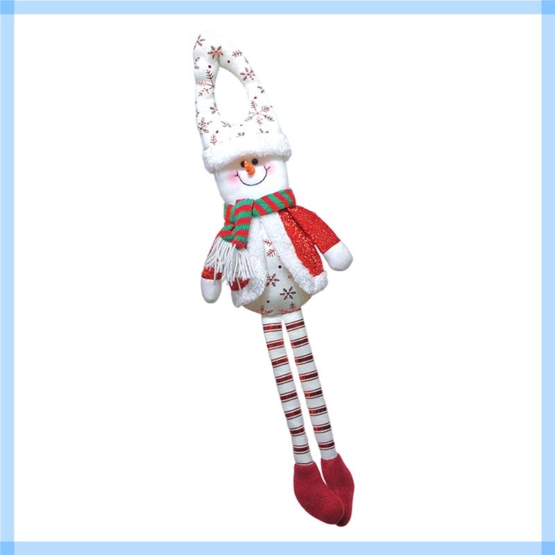 Christmas Door Hanging Ornament Long Leg Doll Hanging Decoration For Door Wall