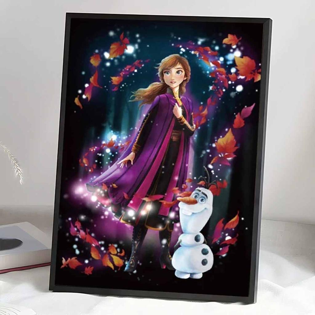 5D Diy Diamond Painting Anna and Olaf Full Drill Rhinestones Mosaic Embroidery Handmade Products Home Decor Gift