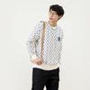 MLB New York Yankees All Over Print Back Logo Crewneck Sweatshirt Unisex sweatshirt Cream 3AMTM0221-50CRS