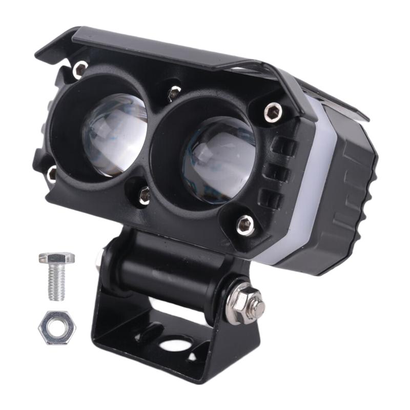 LED Fog Lamp Hi/Low Spotlight For Motorcycle For Car Truck SUV UTV 12V Mini Lens Headlight Driving Light