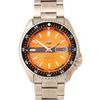 Seiko Import Auto SS Bracelet Black/Orange Men's Parallel Import SRPK11K1 Wrist Watch