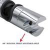 20~25Mm Bathroom Shower Rail Head Slider Holder Adjustable Clamp Holder Bracket