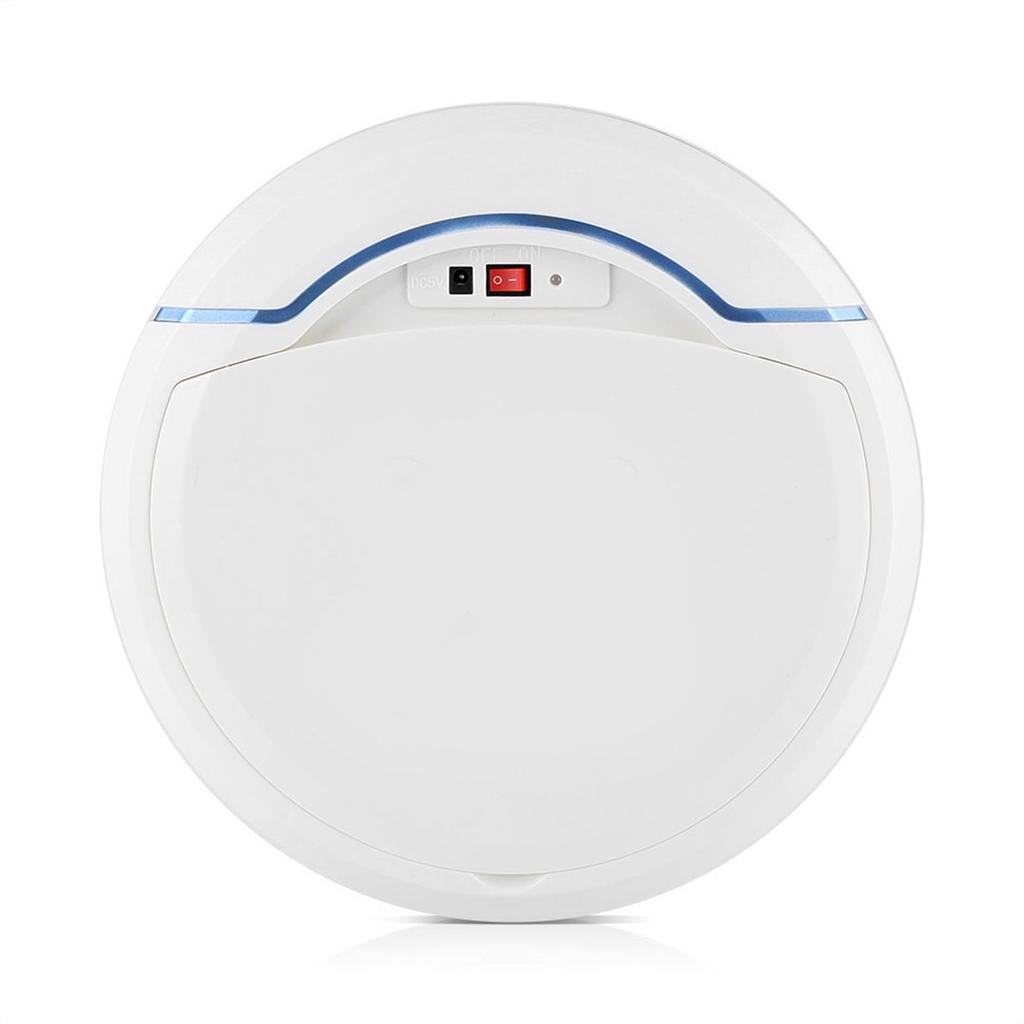 USB Rechargeable Automatic Smart Robot Vacuum Floor Cleaner Household Sweeping Machine Black