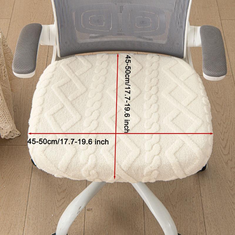 Office Chair Covers Stretch Computer Chair Seat Washable Elastic Chair Seat Protector Slipcover For Office