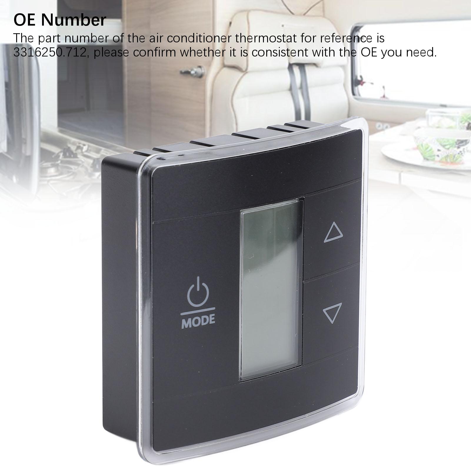 Однозонный термостат CT 3316250.712 Control RV AC термостат цифровой дисплей температуры — фото 5