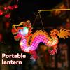 2024 Mid-autumn Festival Lantern Festival Handmade Diy Lantern Material Bag Children's Hand-held Luminous Pvc Dragon Lantern