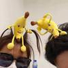 Silly Big Banana Plush Doll Headband Funny Wide-brimmed Hairpin Creativity Big Banana Hairband