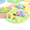 Cute Eva Foam Number Clock Time Jigsaw Puzzle Kids Learning Toy,