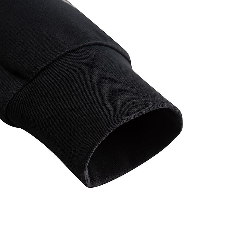 Anta Casual Comfortable Simple Universal Pullover Round Neck Sweatshirt Men sweatshirt Basic-Black 152537705-3
