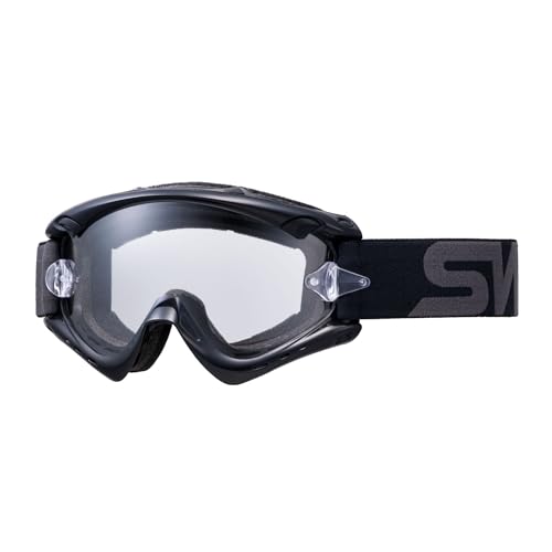 

[Swans] Сделано в Японии Мотоциклетные очки MX-RUSH-PET BK/G Черный x Серый Мотоцикл Грязь Мотокросс Внедорожный