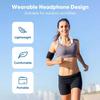 New Upgraded Portable Neck Fan 3 Speeds Operated Bladeless Wearable Personal Fan Leafless,Rechargeable,Headphone Design