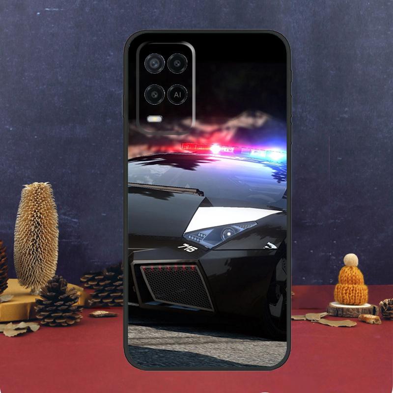 

Police Car Case For Oppo A5 Pro A6 A15 A18 A38 A58 A78 A98 A54 A74 A94 A17 A57 A80 A60 A40 A16 A76 A96 OPPO A40 A40m