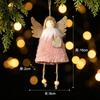 New Christmas decorative sequins pentagram Santa Claus pendant home Christmas tree decoration pendant