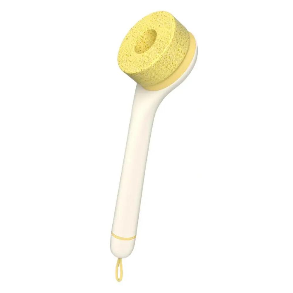 

With Peeling Tool Kitchen Cleaning Brush Replaceable Brush Head Dirty Cookware Cleaner Pan 1 Brush Head