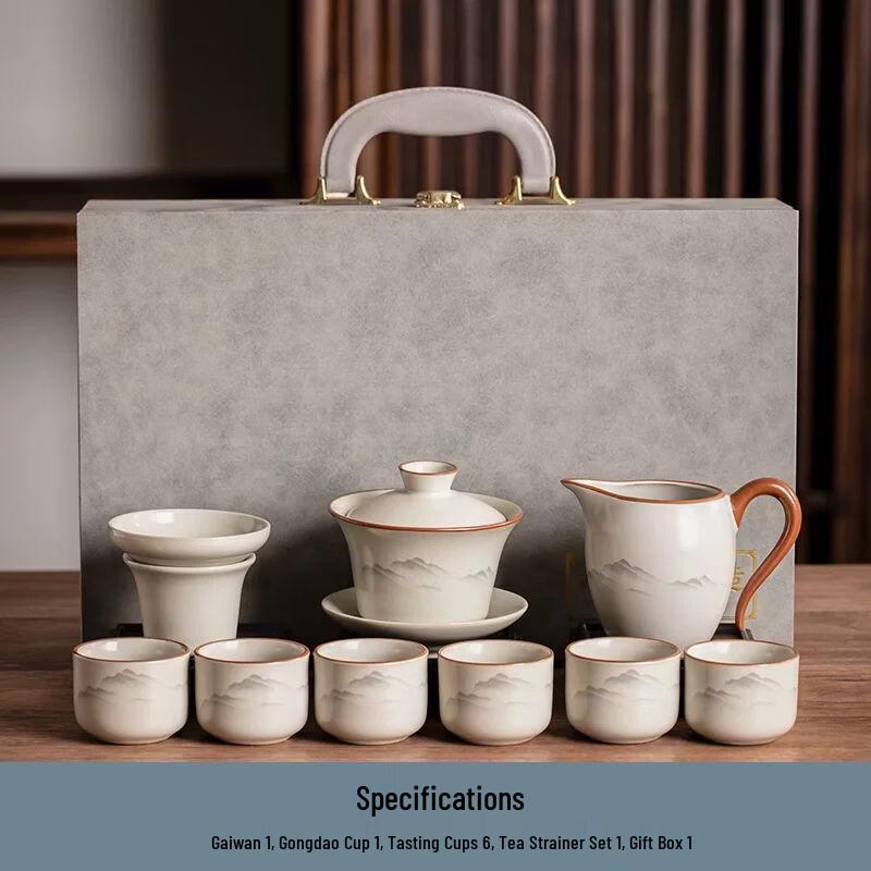 Anmuci Light Luxury Glass Gongfu Tea Set