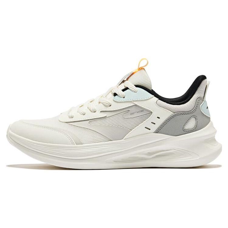 Erke Lingyue 2.0 Mesh Versatile Comfortable Breathable Rebound Low-Top Running Shoes Men sneakers Micro-Crystal-White Recycled-Gray 51124103319-001