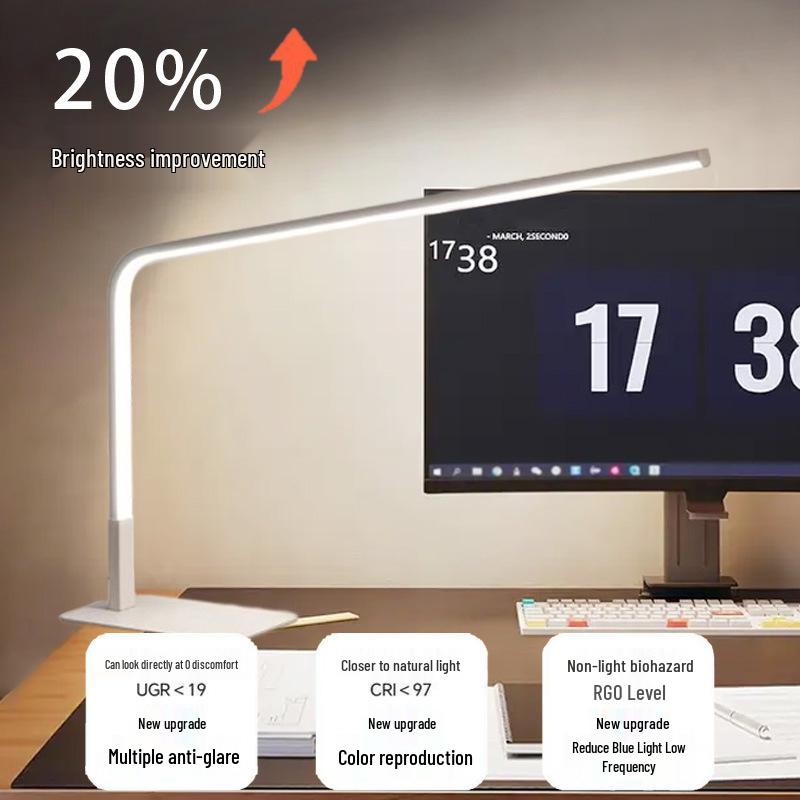 Creative Minimalist Table Lamp: Full Spectrum Eye Protection for Reading & Study