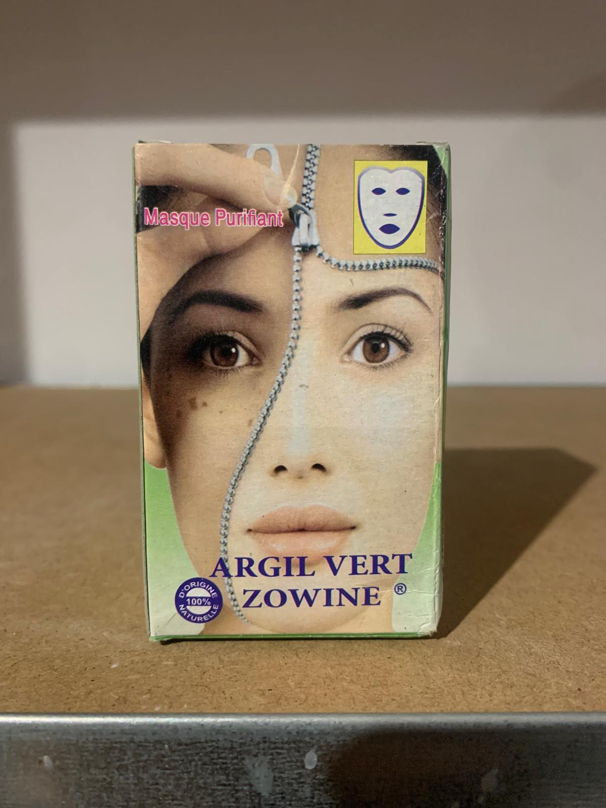 Polvo de arcilla verde 25 g: mascarilla facial purificante, exfoliante y desintoxicante natural para pieles grasas, mixtas y sensibles.