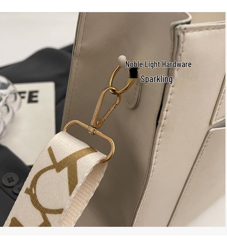 Women's Trendy High-End Bucket Bag - 2024 Spring/Summer Fashion Single Shoulder Crossbody in Solid Color
