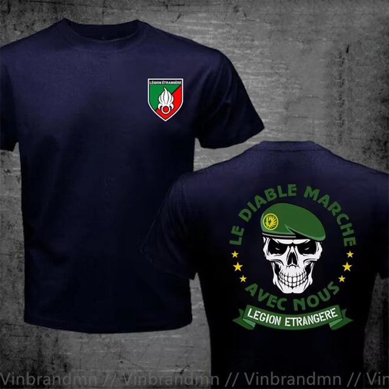 2027 New French Foreign Legion Special Forces World War Army T Shirt Unisex's Swag Legion Etrangere Rep Foreign Legion Logo Soldier