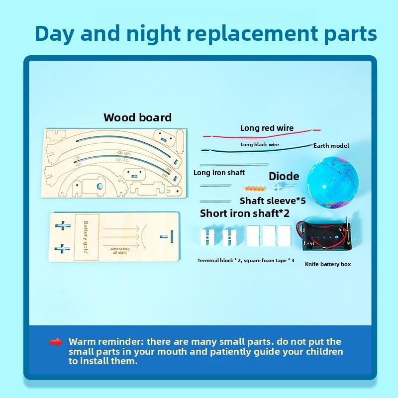 Wissenschaftsexperiment Basteln Erde Tag-Nacht-Zyklus Modell Lernset Für Kinder