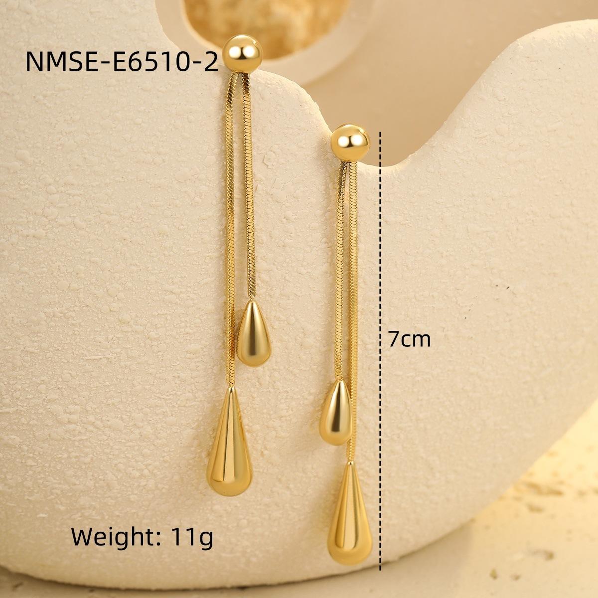 GEMCHIC Women s Minimalist Vintage Metal Drop Earrings Stainless Steel Geometric Design