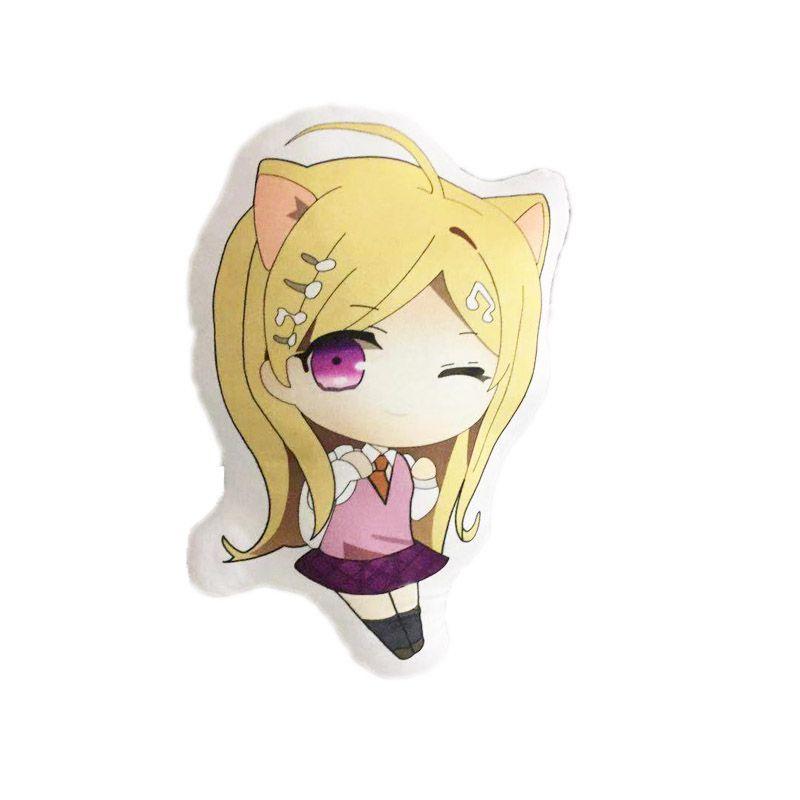 Adorable Danganronpa Plush Toy Soft Stuffed Pillow Featuring Nanami Chiaki And Nagito Komaeda