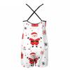2024 Women's Christmas Print Sleeveless Top & Shorts Pajama Set