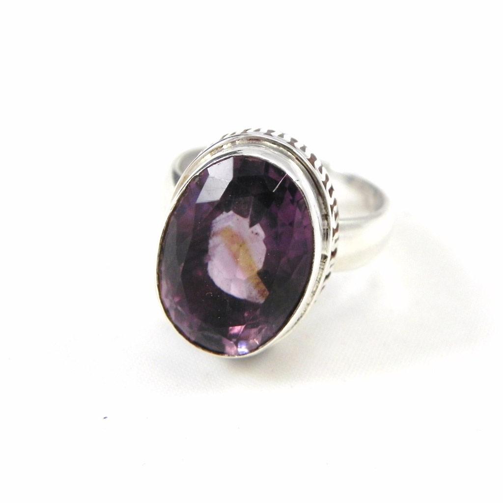 Amethyst 'Heaven' Silver Ring