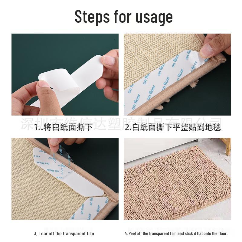 Removable Anti-Slip Carpet Gripper Stickers