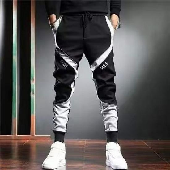 Men's Trendy Loose Sports Overalls - Summer Stitching Leggings & Casual Trousers