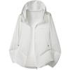 Summer Cool Series Ice Silk Lightweight High-Value Brand UV Protection Hooded Jacket Women Jackets Off-White S6126006-00PS