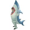 Upright Shark Inflatable Costume, for Adults