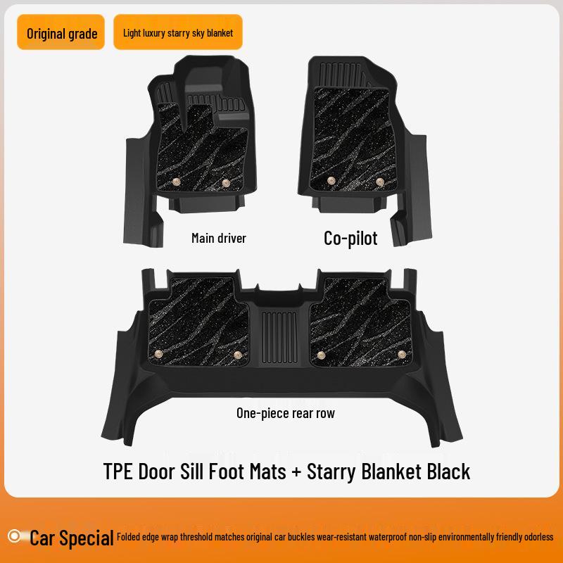 2025 Nissan X-Trail Honor Full Coverage TPE Floor Mats