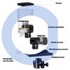 Digital Timer Fish Feeder For Aquariums Automatic Food Dispenser Quiet Operations Easy Installation Design for Pet Care