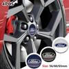 Car Sticker 2025 Hot 4pcs 56/60/65mm Car Wheel Center Hub Caps Stickers Badge For Ford Fiesta Mondeo Explorer Focus  Mondeo Esca