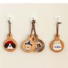 Cartoon Solid Wood Bottle Openers Magnetic with Round Handle Beer Cap Catche Refrigerator Sticker Bar